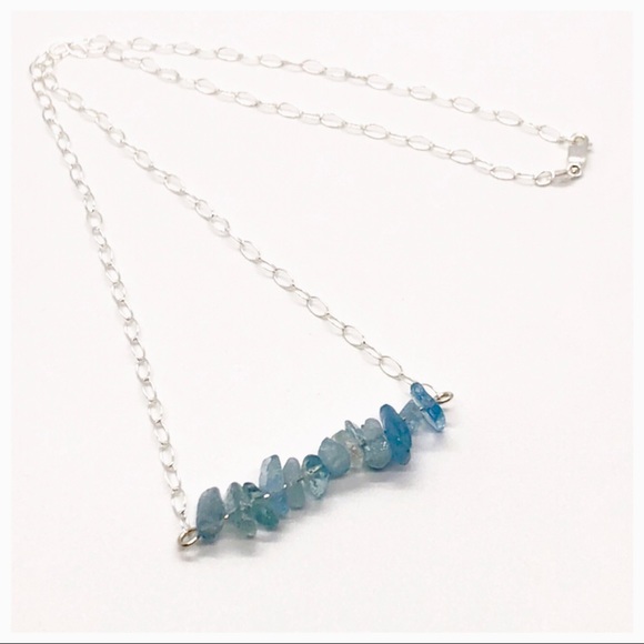 Bee an Attitude Jewelry - 🎁Beautiful Aquamarine & Sterling Silver Necklace